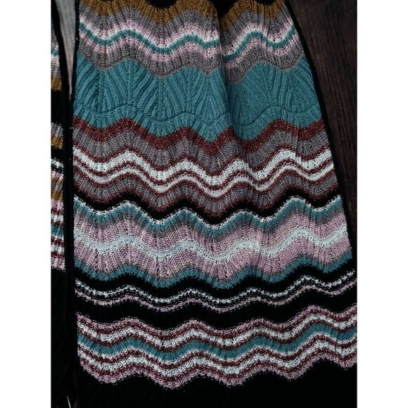 Missoni Silk Waves 74” Long Scarf / excellent - Picture 2 of 5